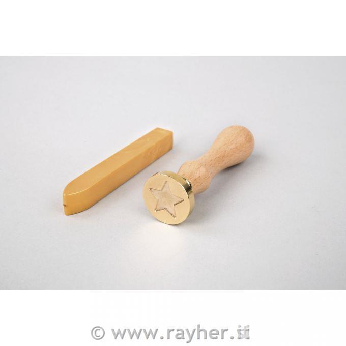 Seal Star in Sealing Wax gold