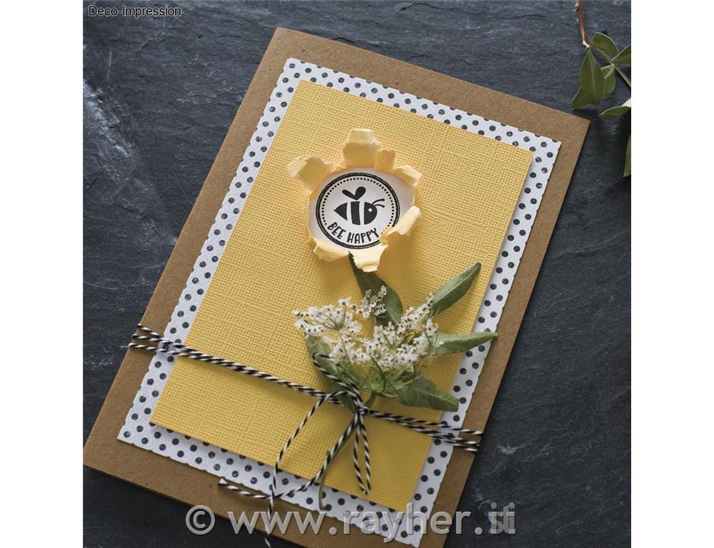 Timbro »Bee happy«, 3cm