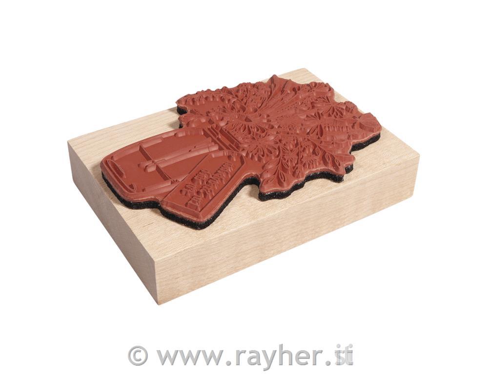 Timbro, Mazzo di fiori, 7x10cm