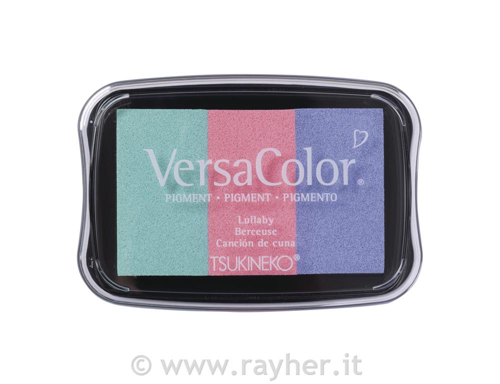 Tampone "Versacolor"3 colori, superficie timbro 4,7x7,5 cmpastel