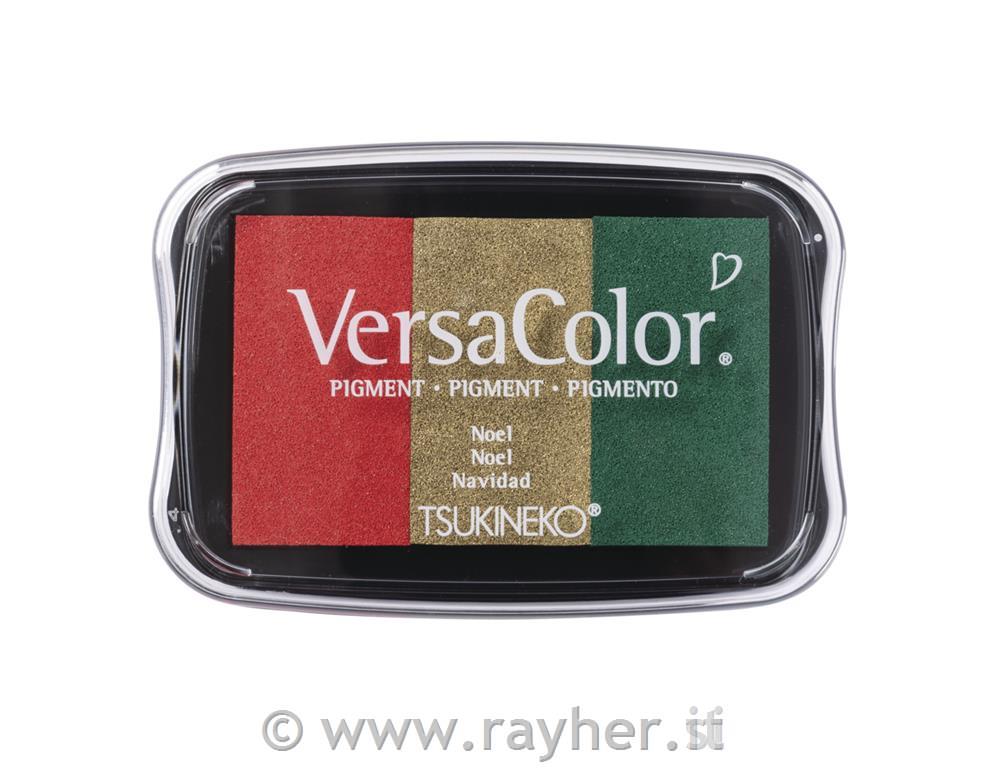 Tampone "Versacolor"3 colori, superficie timbro 4,7x7,5 cm
