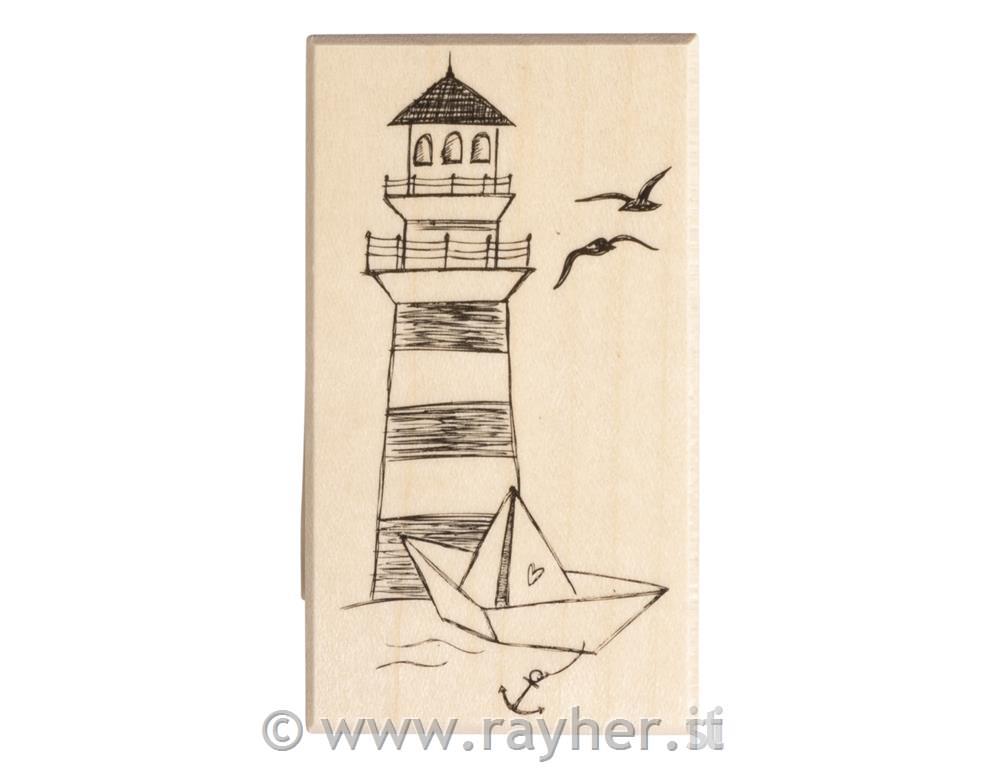 Timbro "Faro" 5x9 cm