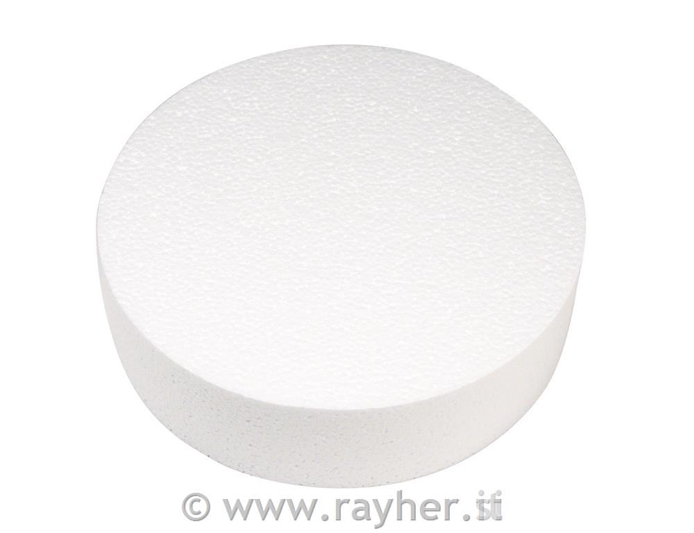 Stiropor disk, fi 25 cm, v:7 cm