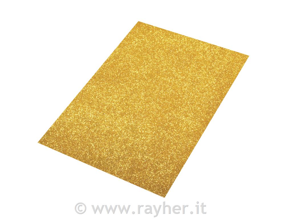 Foglio crepla glitter30x45x0,2cmoro
