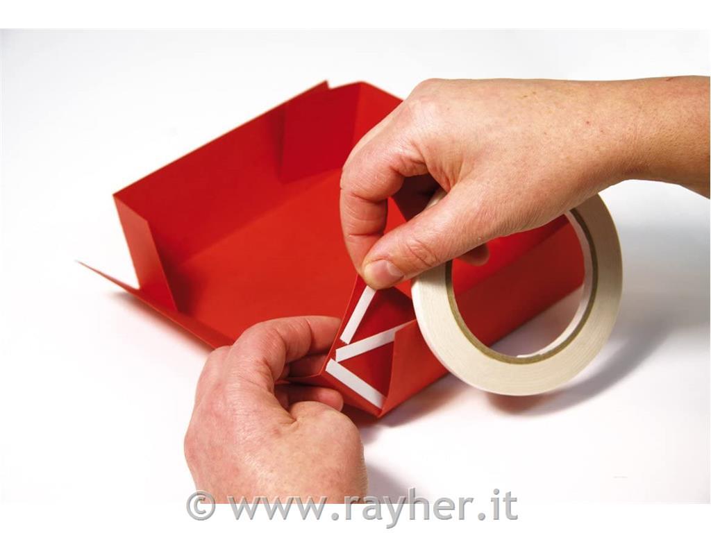 Obojestranski lepilni trak, 3mm, prosojen,20m