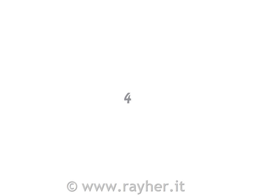 Adesivi: numero 410x23 cmargento