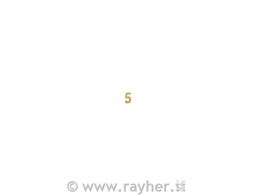 Adesivi numero: 510x23cmoro