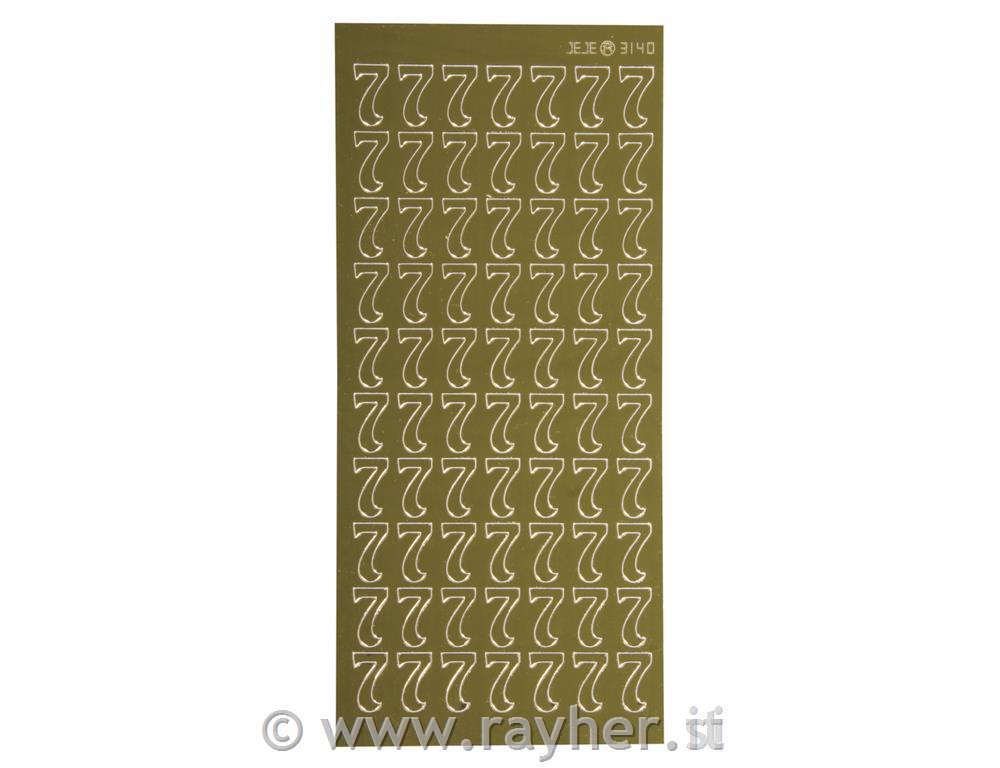 Adesivi numero: 710x23cmoro