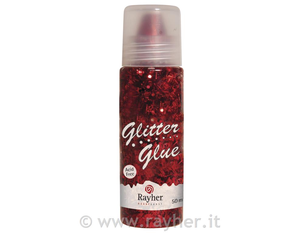 Glitter-Glue Spaceflacone 50mlrosso classico