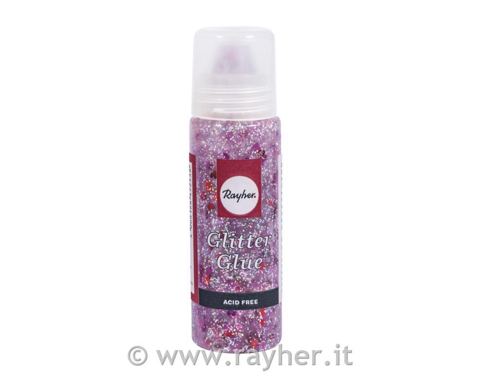 Glitter glue Little heartsbottle 50ml
