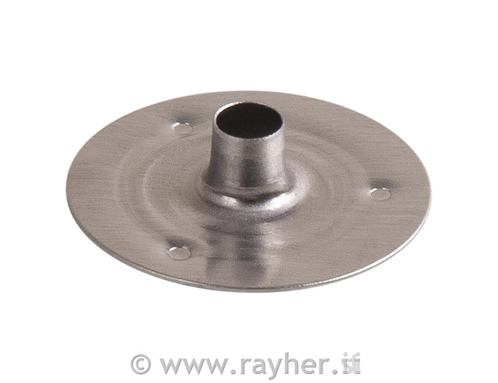 piastra met per stoppini15 mm o, busta 50 pz