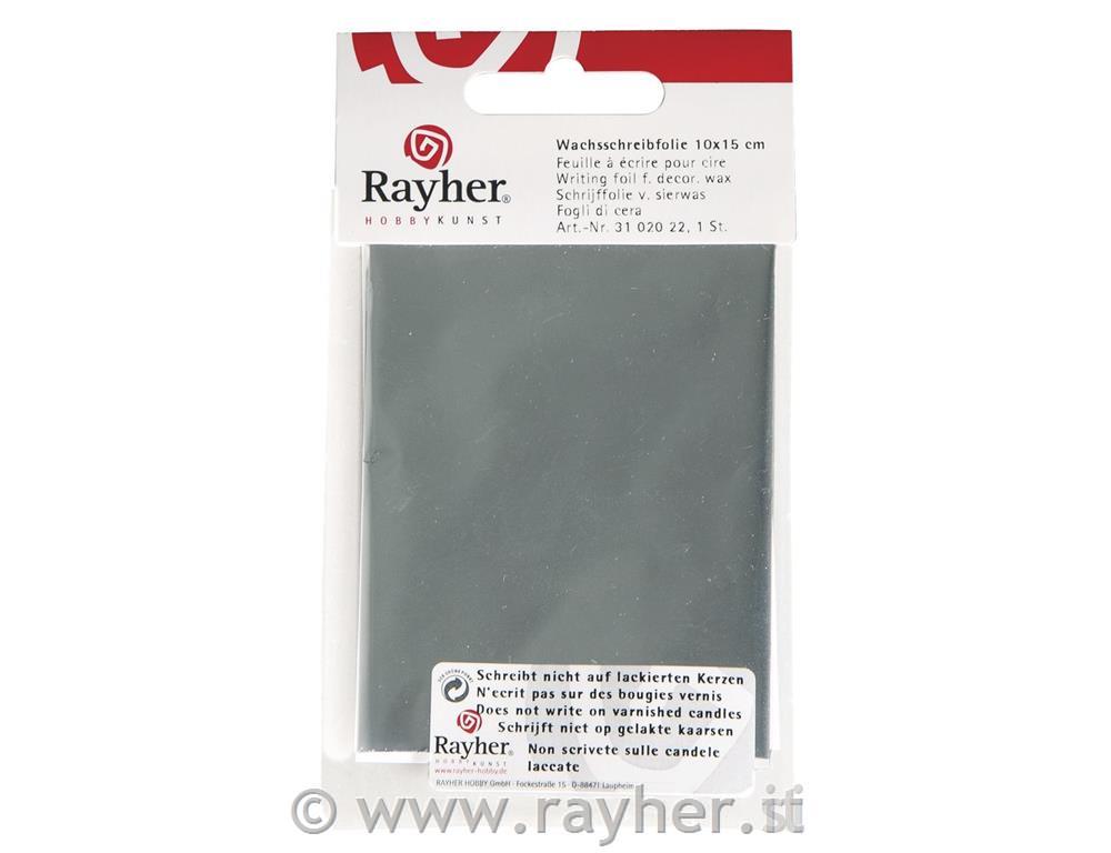 Folija za pisanje po svečah, srebrna, 1 kom. (10x15 cm)