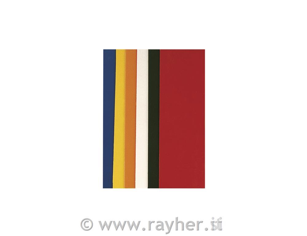 Fogli di cera, tonalitá di basebusta 6 colori diversi, 20x6,5 cm