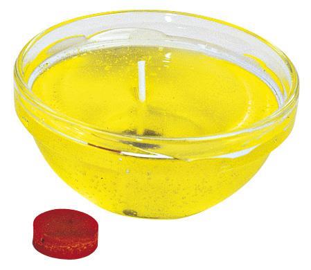 Barvilo za vosek in gel za sveče, rumen, 3 kom., 2 cm o