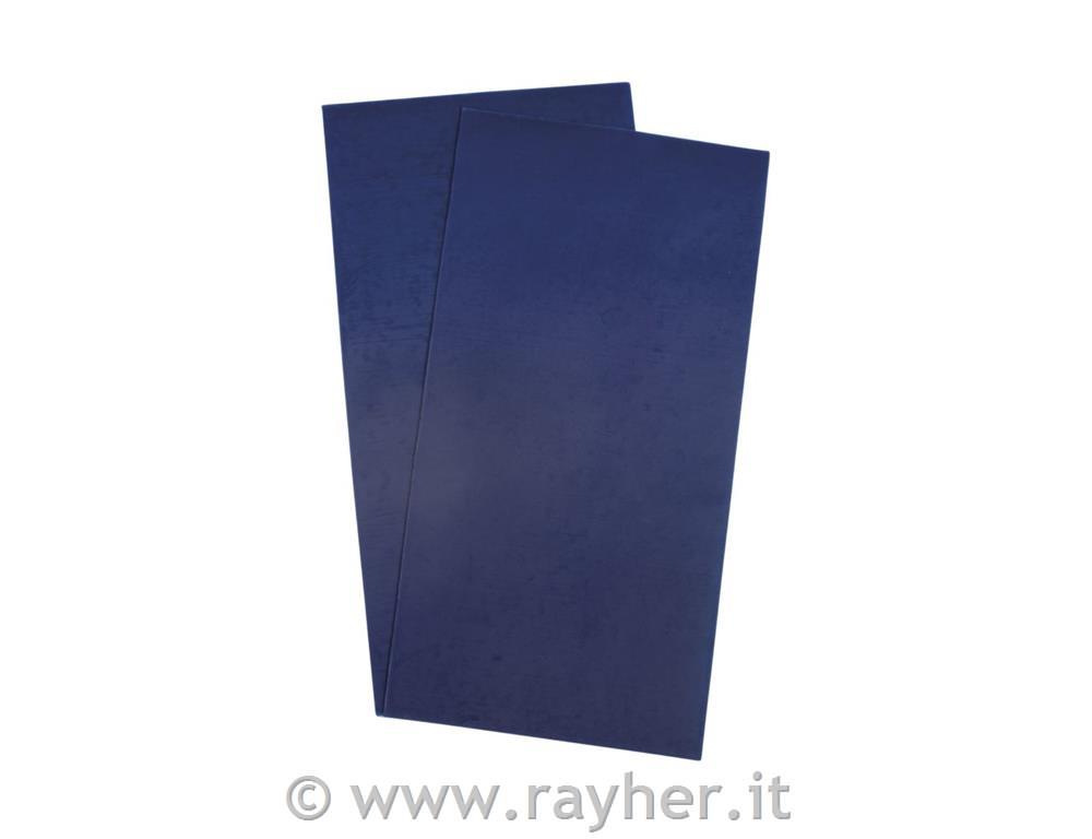 Voščena folija za dekoracijo, 20x10 cm, tem.modra, 2 kom.