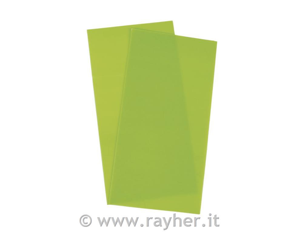 Wax foil for decorations, 20x10 cm, ligh