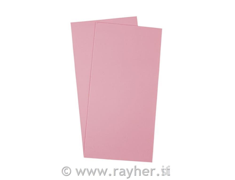 Voščena folija za dekoracijo, 20x10 cm, sv.roza, 2 kom.