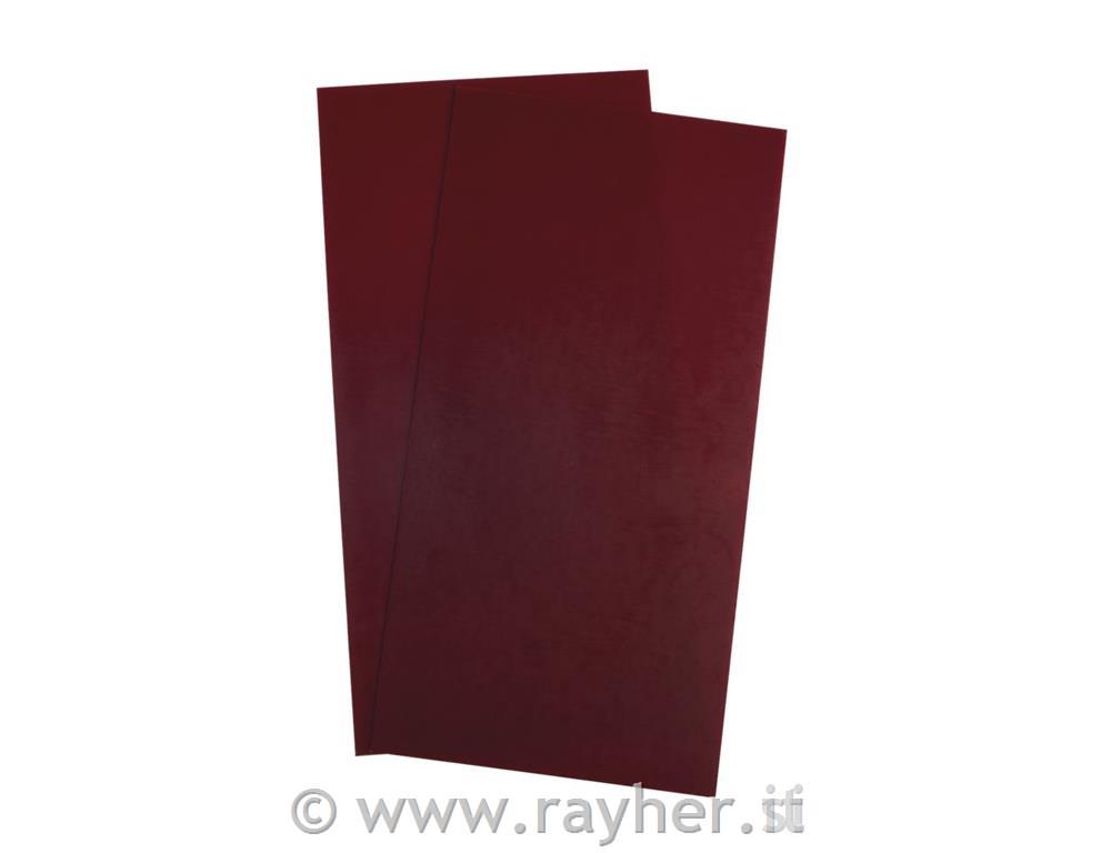 Cera decorativa20x10cm, bus.blis. 2pzrosso vino