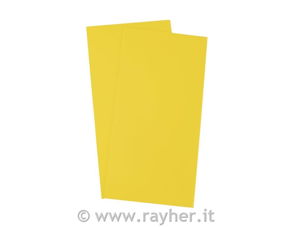 Cera decorativa20x10cm, bus.blis. 2pzgiallo