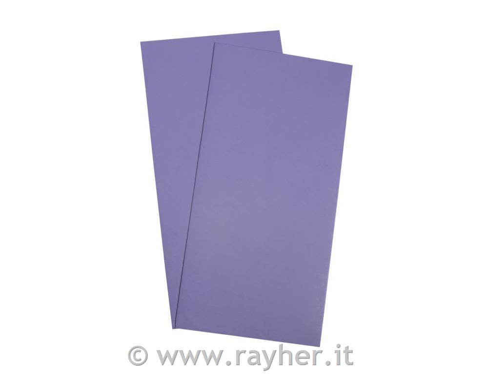Voščena folija za dekoracijo, 20x10 cm, lila, 2 kom.