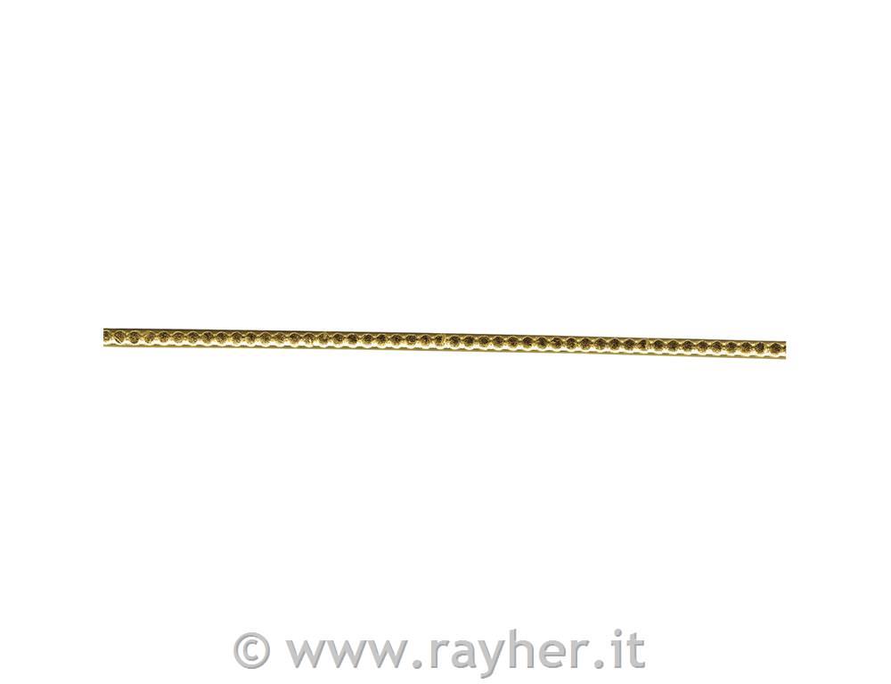 Voščeni trakovi za dekoracijo, 20 cm, 4 mm, zlati, 6 kom.