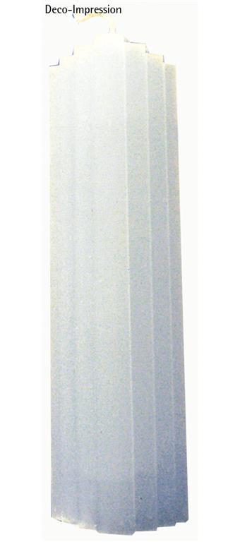 Kalup za sveče "Črtast", 65x45 mm, višina 22,5 cm, 1 kom.