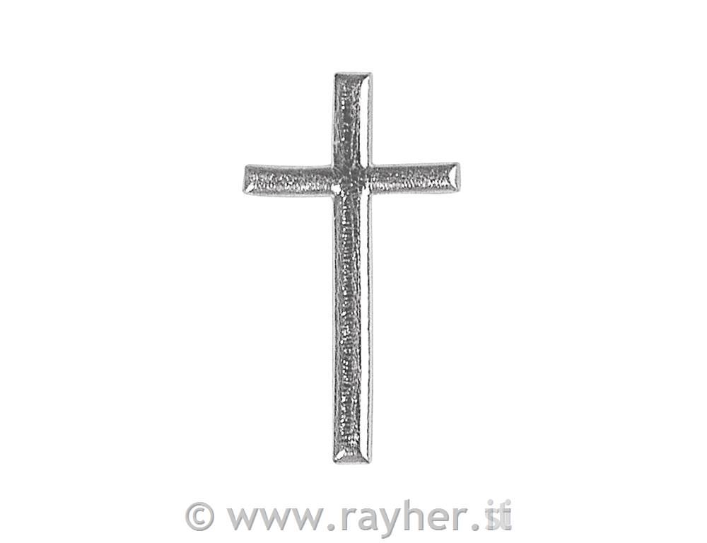 Wax motif: Cross, 40 mm, silver, tap-bag
