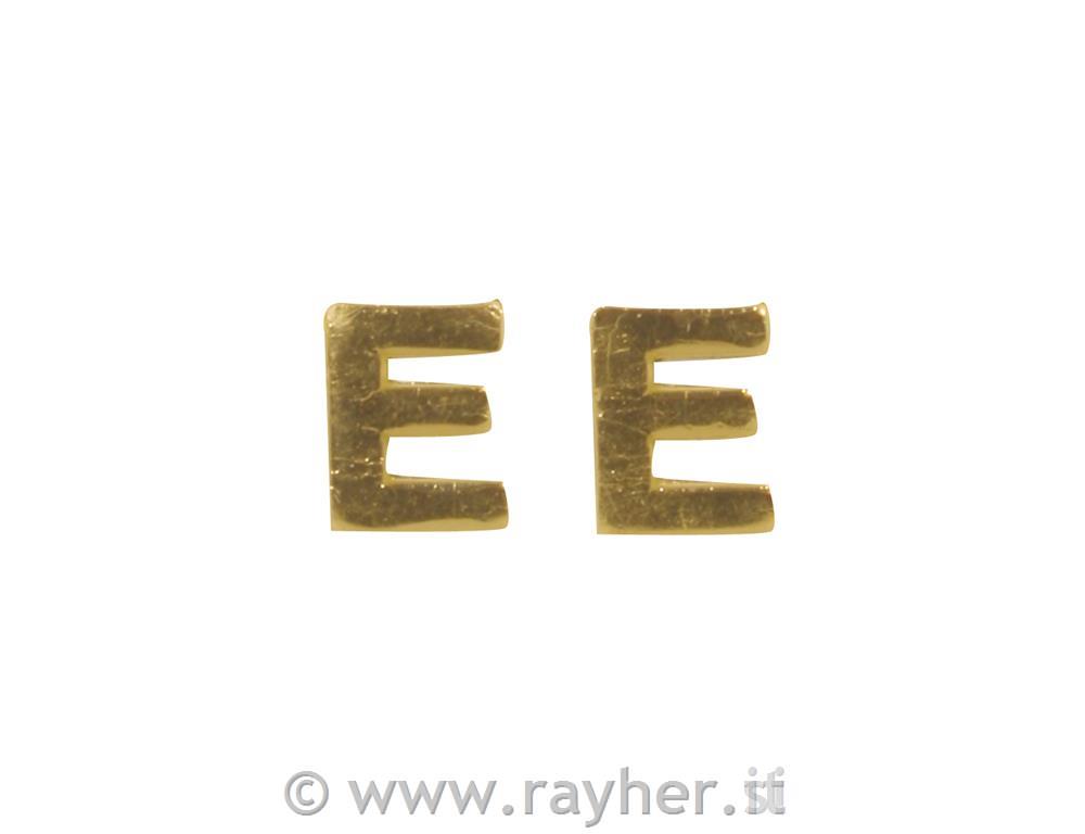 Lettere di cera -E-9mm,busta 2 pzoro