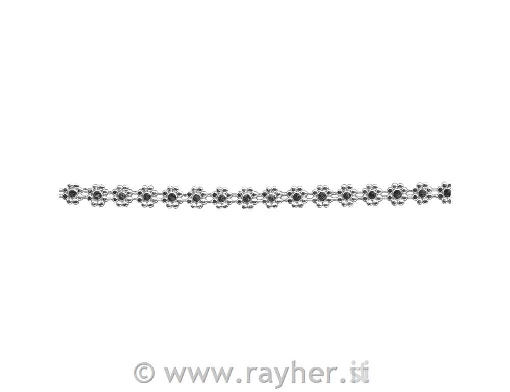 Strisce cera, 24x1 cmbusta 1 pzargento