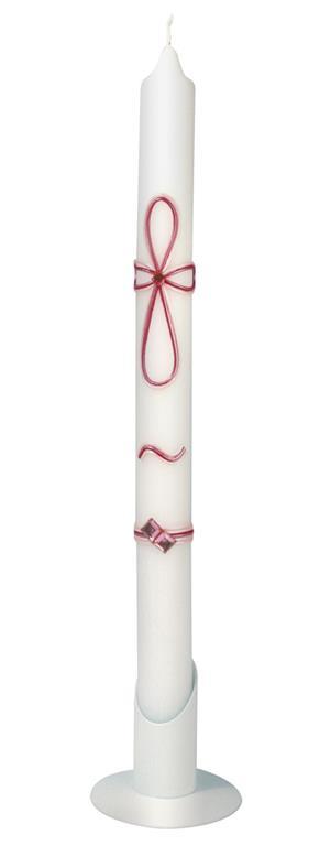 Sveča za krst/obhajilo, 500x30 mm