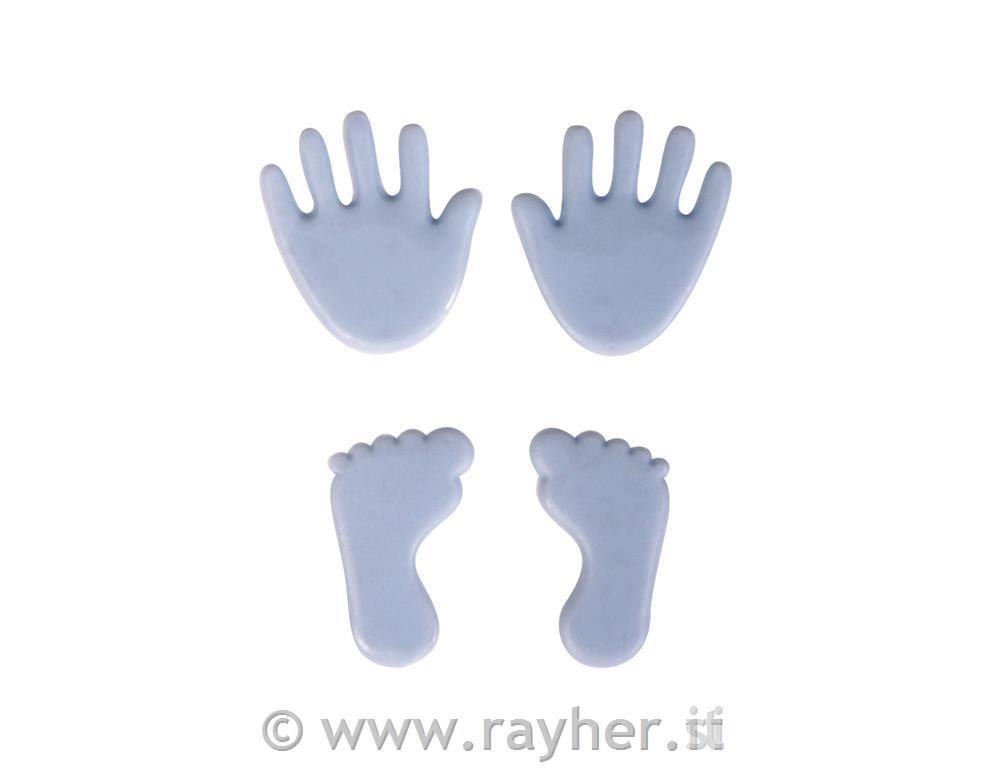 Motiv iz voščene folije, rokice in nogic