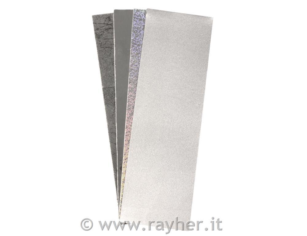 Voščena folija, srebrni toni, 20x6,5 cm