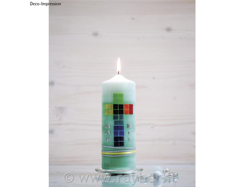 Wax foil Rainbow set10x5cm, 10 colours assort.,tab-bag 10pcs