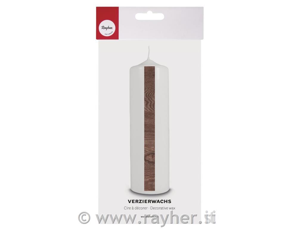 Voščena folija Les, tem.rjava, 20x10cm