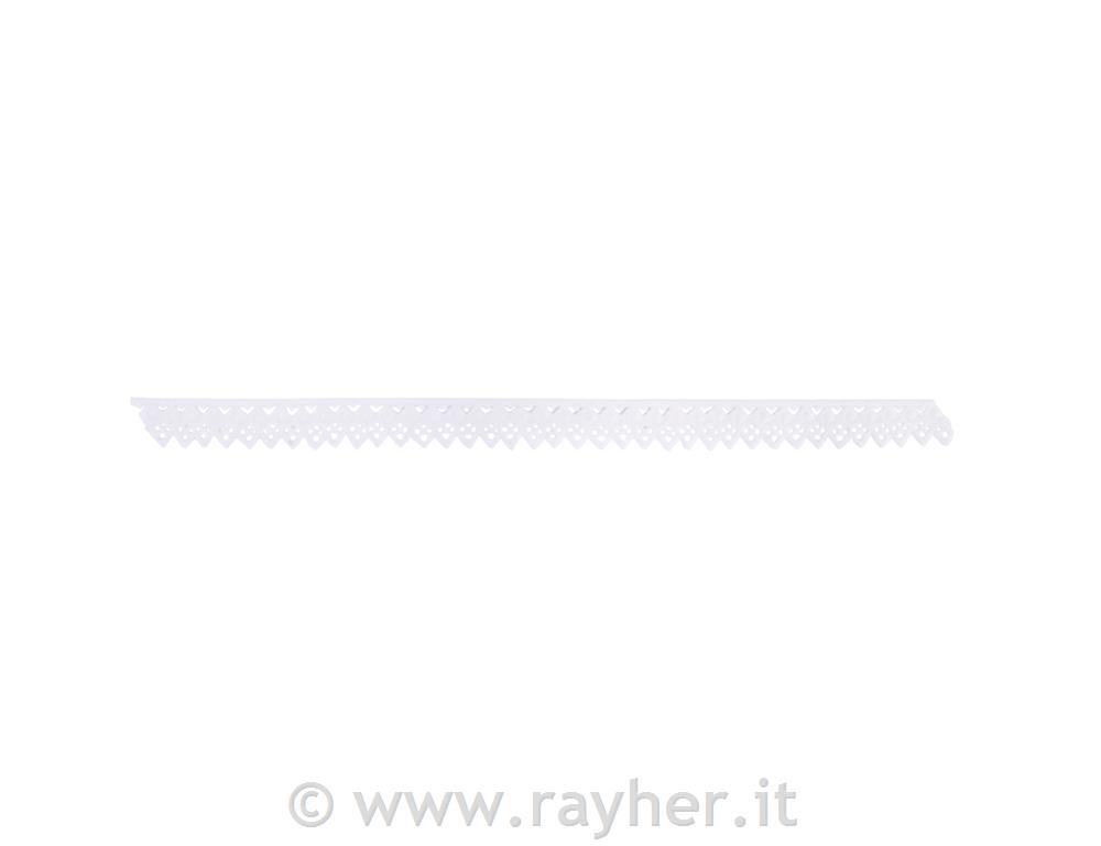 Strisce decorative-cera pizzo, bianco