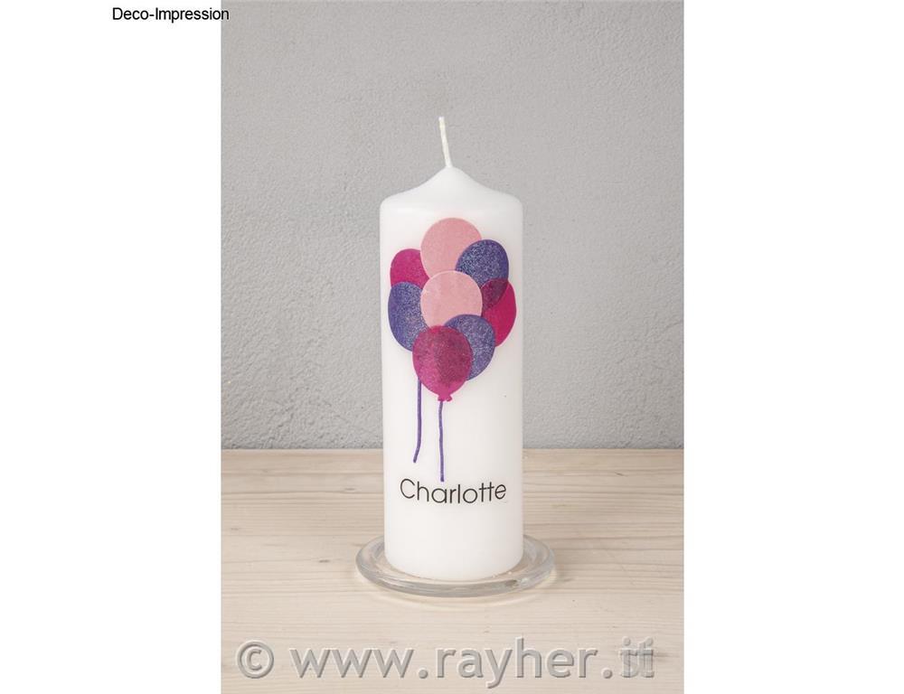 Foglio di cera con glitter, set 8,10x5cm