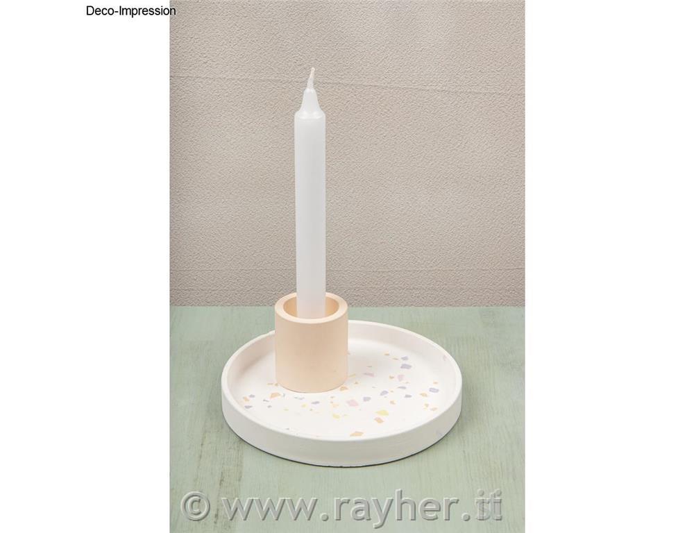 Sveče, 19 cm, škatla 4 kosi, bele, premer 2,1 mm