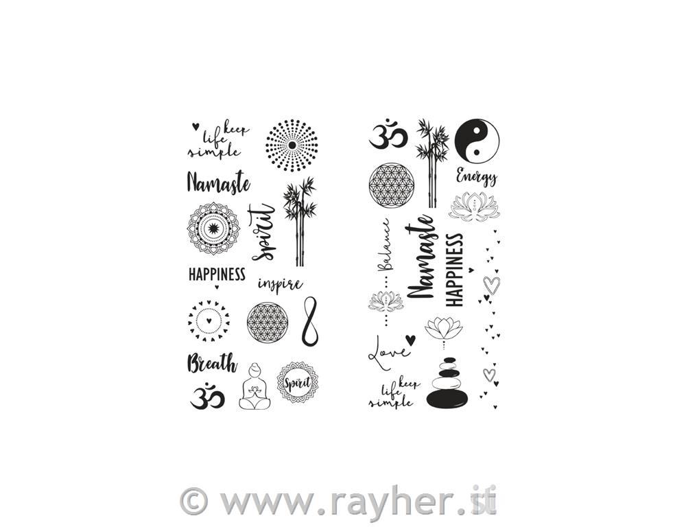 Transfer folija "Balance", različni vzorci, 2 lista