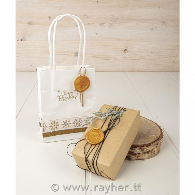 Pečatni vosek, 4 kosi zlat+srebrn