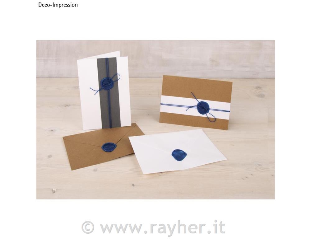 Cera per sigilli, blu royal, sticks á 12g, box blis. 4pz