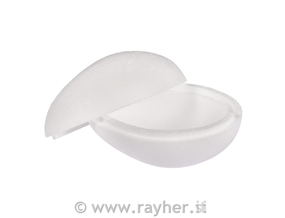 Stiropor jajce 13,5-15 cm dvodelno