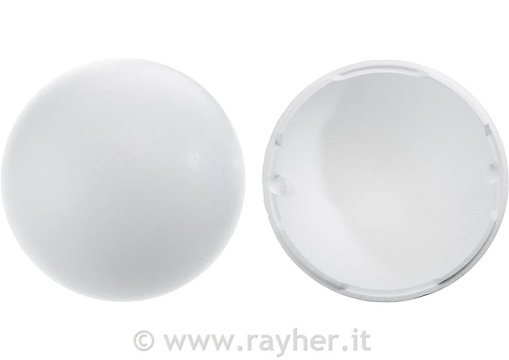 Sfere di polistirolo2 semisfere, 40 cm o