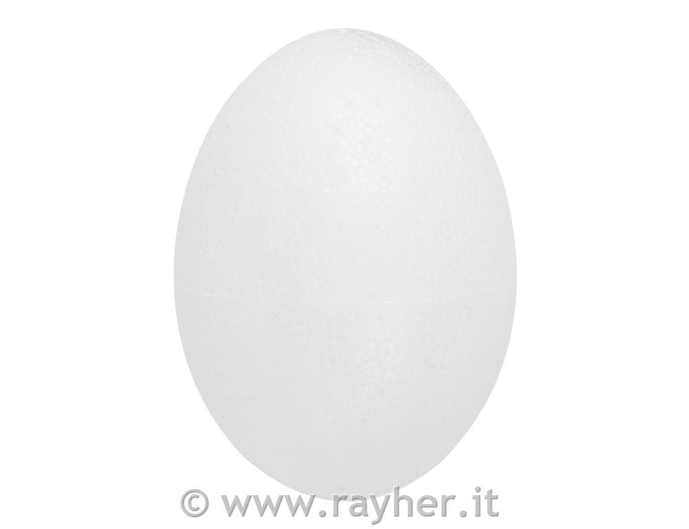Uovo polistirolopieno, alt 8 cm