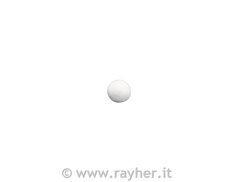 Palline di ovatta, bianchePalline di ovatta, bianche15 mm o, busta 40 pz