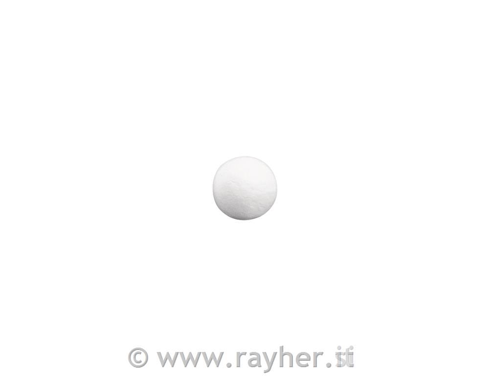 Cotton wool ball, white, 25 mm o, tab-ba