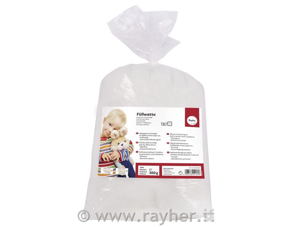 Ovatta d'imbottitura, altamente soffice,busta 300g