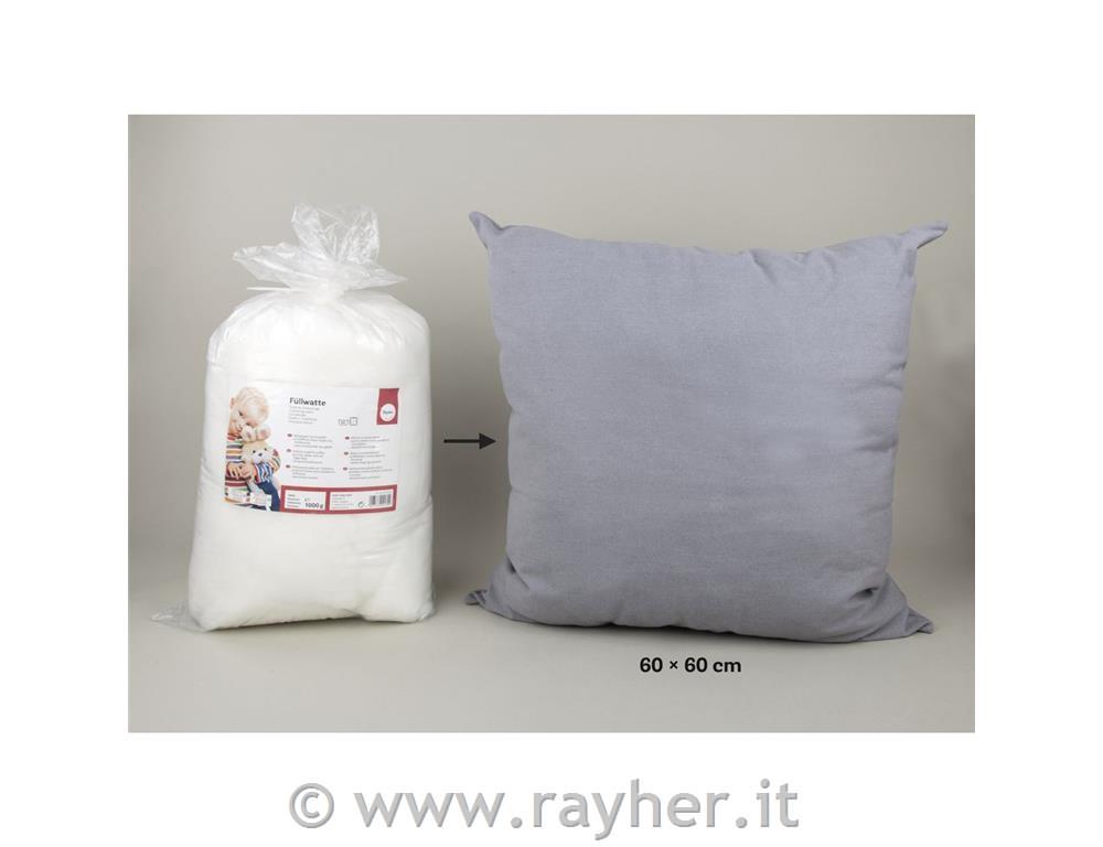 Ovatta d'imbottitura, altamente soffice,busta 1kg