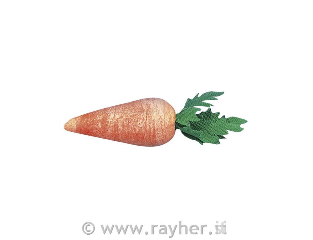 Cotton wool carrot, 18 mm, tab-bag 10 pc