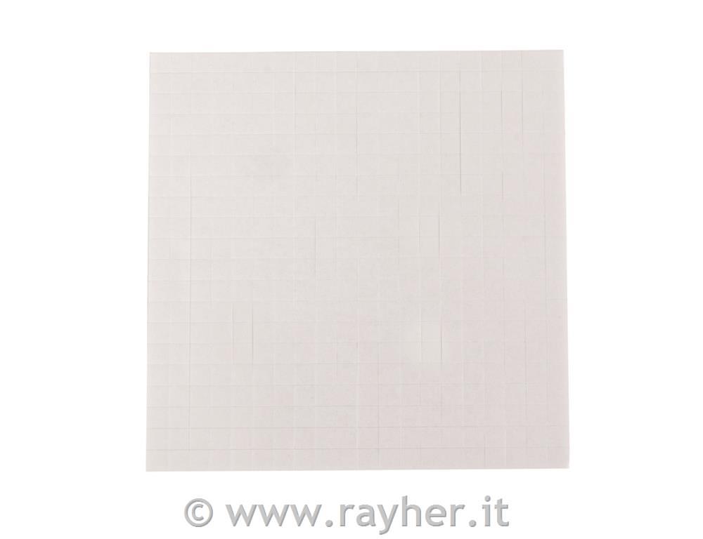 3D-Cubetti adesivi5x5x1mm, foglio 100x100x1 mm