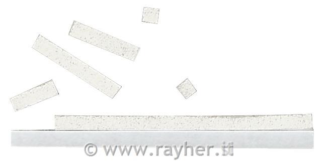 3D-Adhesive lamellas, 3x100 mm, white, 2